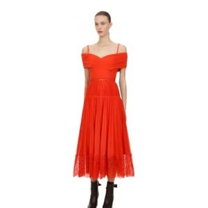 Self portrait off shoulder dress